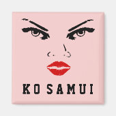 Ko Samui、タイ人女性 マグネット (正面)