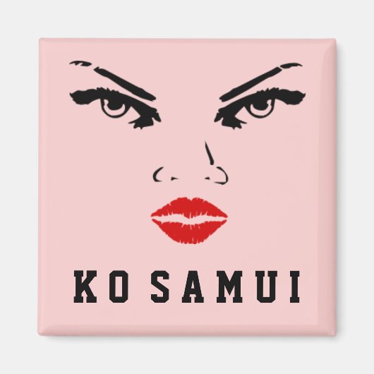 Ko Samui、タイ人女性 マグネット (正面)