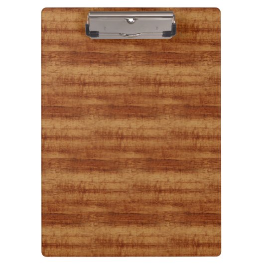 Koaの巻き毛のアカシアの木製の穀物の一見 クリップボード (正面)