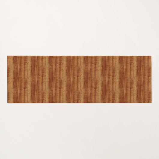 Koaの巻き毛のアカシアの木製の穀物の一見 ヨガマット (裏面(横))