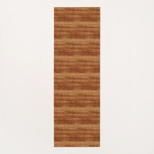 Koaの巻き毛のアカシアの木製の穀物の一見 ヨガマット (裏面)