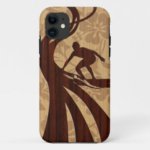 KoaウッドサーファーサーフボードiPhone 5ケース iPhone 11 ケース