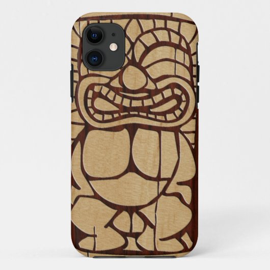 Koa木製のTiki AilaniのサーフボードのiPhone 5つのケース Case-Mate iPhoneケース (裏面)
