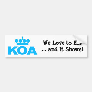 KOA 2012年 バンパーステッカー