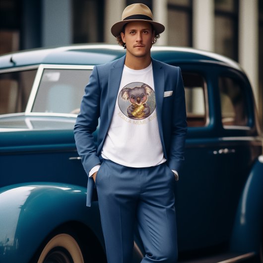 KOALA暗号ギフト、ミームコイントレーダーティーパパ Tシャツ