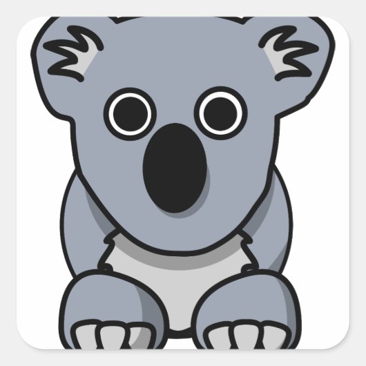 koala スクエアシール (正面)