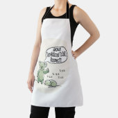 Koala Addicted to Chill 2 message humour エプロン (インサイチュ)