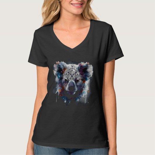 Koala Artwork  Animal Koala 7 Tシャツ (正面)