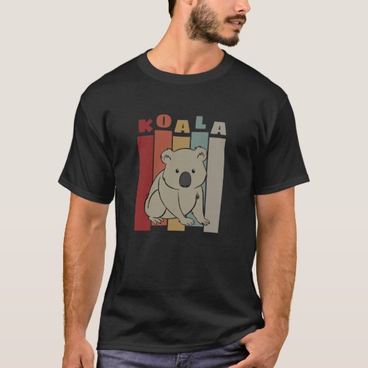 Koala Australia Day Cute Retro Koalabear Tシャツ (正面)