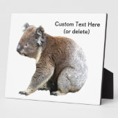 Koala Australianカスタマイズ可能 フォトプラーク (側面)