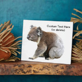 Koala Australianカスタマイズ可能 フォトプラーク (側面)