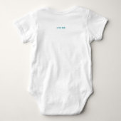 Koala Baby Onesie – Personalized Birth Stats ベビーボディスーツ (裏面)