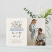 Koala Bear我々はカップルの赤ちゃんシャワーを心待ちできる 招待状 (スタンド正面)
