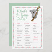 Koala Bear財布シャワーゲームピンク (正面/裏面)