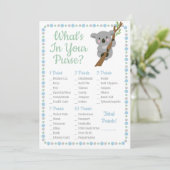 Koala Bear財布シャワーゲームブルー (スタンド正面)