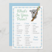 Koala Bear財布シャワーゲームブルー (正面/裏面)