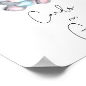 Koala Bear – カードとギフト赤ちゃんシャワー ポスター (角)