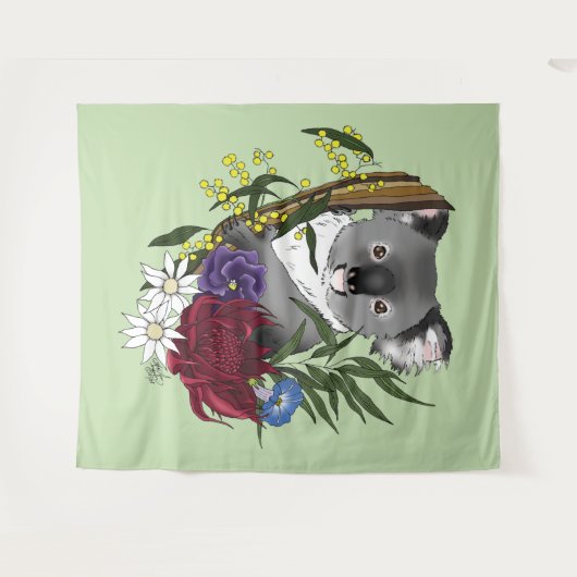 Koala Bear タペストリー (正面(横))