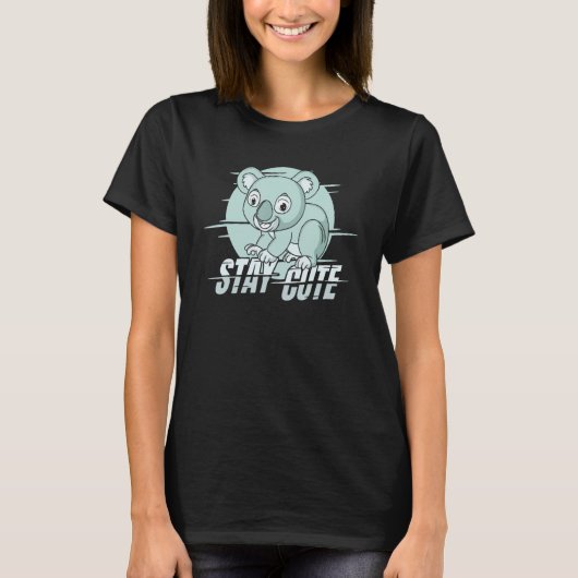 Koala Bear Animal  Koalas Wildlife Stay Cute Tシャツ (正面)