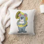 Koala bear at Music with Saxphone.PNG クッション (ブランケット)