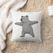 Koala bear at Yoga Fitness クッション (ブランケット)