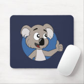 Koala bear cartoon mouse pad マウスパッド (マウス)