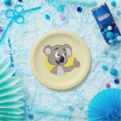 Koala bear cartoon paper plates ペーパープレート (パーティー)