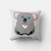 Koala Bear Design Personalised クッション (正面)