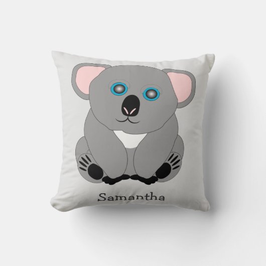 Koala Bear Design Personalised クッション (正面)