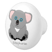 Koala Bear Design Personalised セラミックノブ (右)