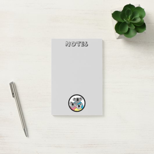 Koala Bear Family Post-It Notes ポストイット (オフィス)