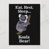Koala Bear Funny ポストカード (正面)