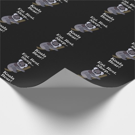 Koala Bear Funny ラッピングペーパー (角)