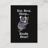 Koala Bear Funny 名刺 (正面)