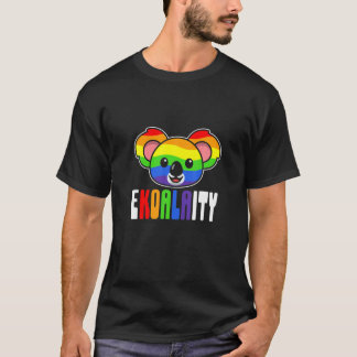 Koala Bear LGBT Flag Ekoalaity Gay Lesbian Pride M Tシャツ