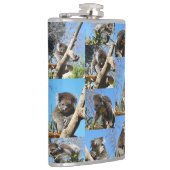 Koala Bear Photo Collageスキットル フラスク (右)