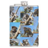 Koala Bear Photo Collageスキットル フラスク (正面)