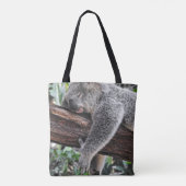 KOALA BEAR SLEEPING ON TREE トートバッグ (裏面)
