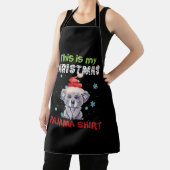 Koala Bear This Is My Christmas Pajamaシャツ エプロン (インサイチュ)