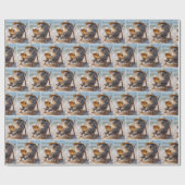 Koala Bear With a Beer on a Beach ラッピングペーパー (フラット)