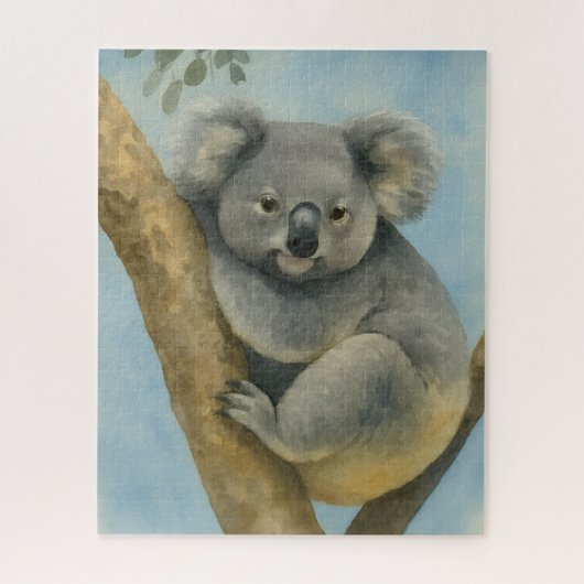 Koala Calm – 水彩野生生物 ジグソーパズル (縦)