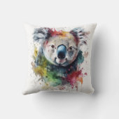 Koala Colorido: una ilustración vibrante クッション (裏面)