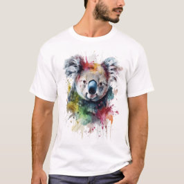 Koala Colorido: una ilustración vibrante Tシャツ