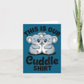Koala Couple Matching This Is Our Cuddle  カード (正面)