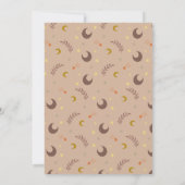 Koala Crown Boho Neutral Thank You Baby Shower サンキューカード (裏面)