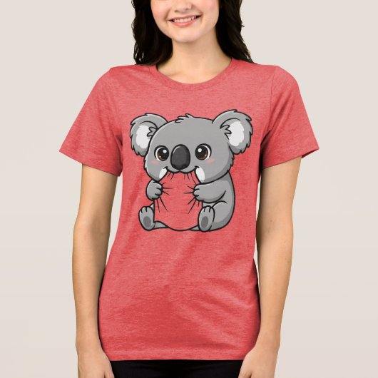 KOALA DESING T-SHIRT FOR WOMEN トライブレンドＴシャツ (正面)