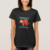 Koala Energy Saving Mode   Relax in Style Tシャツ (正面)