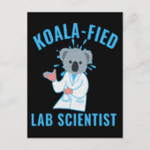 KOALA-FED LAB SCIENTIST - KOALA LAB TECH ポストカード (正面)