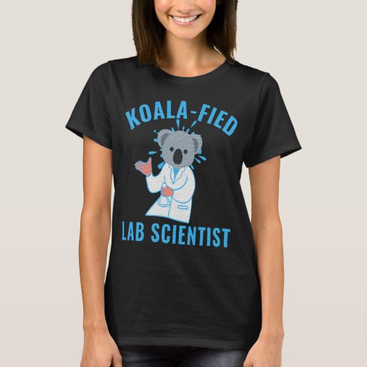 KOALA-FED LAB SCIENTIST - KOALA LAB TECH Tシャツ (正面)