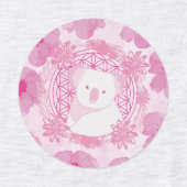 Koala Flower of life ラベル (デザイン1)
